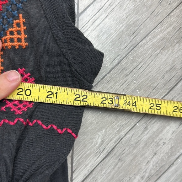 Grey Biya Johnny Was Longsleeved Embroidered Cardigan L - Picture 10 of 10